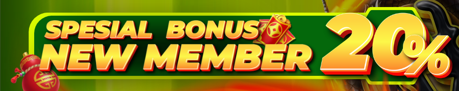 BONUS NEW MEMBER 20%