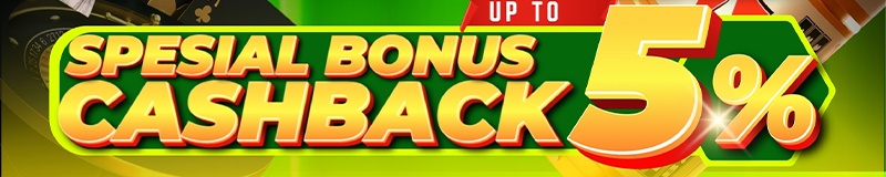 CASHBACK MINGGUAN HINGGA 5%